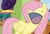 Size: 572x389 | Tagged: safe, fluttershy, rarity, g4, fruit, quagsire face