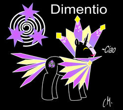 Size: 1980x1778 | Tagged: safe, artist:chipmagnum, pony, unicorn, black background, cutie mark, dimentio, paper mario, ponified, simple background, super mario, super paper mario