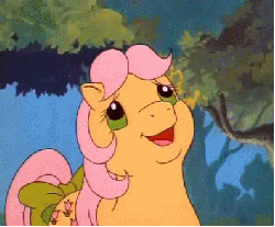 Size: 396x328 | Tagged: safe, screencap, posey, g1, my little pony 'n friends, animated