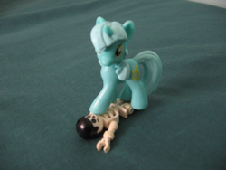 Size: 568x426 | Tagged: safe, artist:solrac31337, lyra heartstrings, g4, irl, lego, photo, skeleton, toy