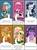 Size: 1919x2608 | Tagged: safe, artist:batlover800, applejack, fluttershy, pinkie pie, rainbow dash, rarity, twilight sparkle, g4, book, bookmark, mane six