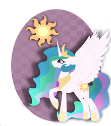 Size: 2381x2710 | Tagged: safe, artist:batlover800, princess celestia, pony, g4, female, high res, solo