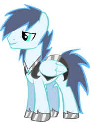 Size: 900x1200 | Tagged: safe, artist:sparkle-bubba, soarin', pegasus, pony, g4, simple background, solo, transparent background, vector