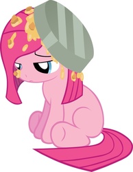 Size: 543x700 | Tagged: safe, pinkie pie, g4, filly, pie, sad