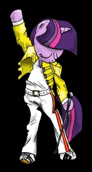 Size: 1360x2544 | Tagged: safe, artist:spookisapuppy, twilight sparkle, g4, freddie mercury, ponified meme