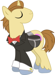 Size: 2655x3630 | Tagged: safe, artist:fercho262, con mane, donut joe, pony, unicorn, g4, male, simple background, stallion, transparent background, vector