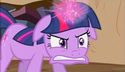 Size: 720x415 | Tagged: safe, screencap, twilight sparkle, unicorn, g4, season 3, the crystal empire, unicorn twilight