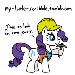 Size: 750x750 | Tagged: safe, artist:scribble, rarity, pony, g4, 30 minute art challenge, costume, solo