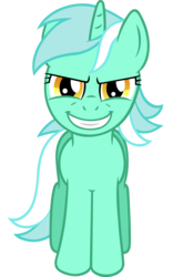 Size: 1800x2880 | Tagged: safe, artist:wildtiel, lyra heartstrings, pony, unicorn, g4, female, mare, rapeface, simple background, solo, transparent background