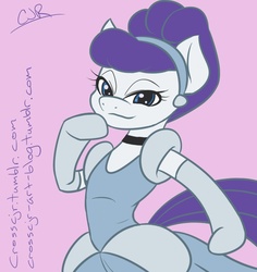 Size: 756x800 | Tagged: safe, artist:crosscjr, rarity, pony, g4, 30 minute art challenge, bipedal, cinderella, costume, disney princess, princess rarity, solo