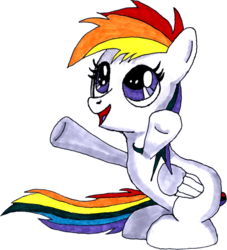 Size: 802x885 | Tagged: safe, artist:dontwannaknow, rainbow dash, pegasus, pony, g4, askdashieabuse, simple background, solo, transparent background