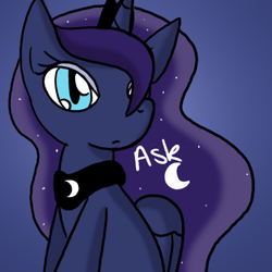 Size: 500x500 | Tagged: safe, artist:remmis-applemaster, princess luna, pony, g4, female, solo