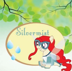 Size: 414x411 | Tagged: safe, artist:kimomo, twist, fairy, g4, disney fairies, fairy wings, glasses, nightmare night, silvermist, wings