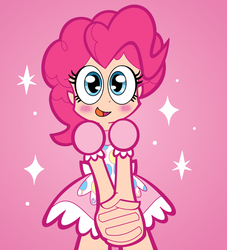 Size: 1080x1190 | Tagged: safe, artist:airedaledogz, pinkie pie, human, g4, female, humanized, solo