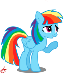 Size: 2611x2972 | Tagged: safe, artist:grandilfromponychan, rainbow dash, g4, alternate hairstyle, manebow sparkle, simple background, transparent background, vector