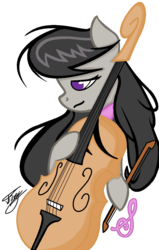 Size: 713x1121 | Tagged: safe, artist:sheamus-mlp, octavia melody, earth pony, pony, g4, cello, female, musical instrument, solo