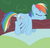 Size: 1085x1047 | Tagged: safe, artist:tickedoffspoonbender, rainbow dash, pony, g4, female, solo