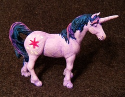 Size: 500x385 | Tagged: safe, artist:voodoo-tiki, twilight sparkle, pony, unicorn, g4, female, hoers, irl, mare, photo, solo, toy
