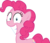 Size: 6000x5198 | Tagged: safe, artist:vladimirmacholzraum, pinkie pie, earth pony, pony, g4, season 2, the super speedy cider squeezy 6000, absurd resolution, big grin, big smile, blue eyes, female, grin, looking at you, mare, pink coat, pink fur, pink hair, pink mane, pink pony, poofy hair, poofy mane, rapeface, shrunken pupils, simple background, smiling, solo, transparent background, vector