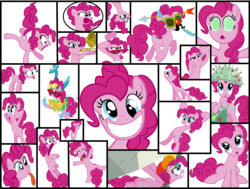 Size: 4000x3016 | Tagged: safe, artist:ryoki-fureaokibi, pinkie pie, g4, high res, simple background, transparent background, vector