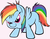 Size: 3409x2648 | Tagged: safe, artist:creamygravy, rainbow dash, g4, filly