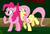 Size: 633x425 | Tagged: safe, screencap, fluttershy, pinkie pie, earth pony, pegasus, pony, dragonshy, g4, my little pony: friendship is magic, derp, female, mare, tongue out