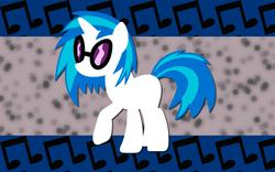 Size: 2560x1600 | Tagged: safe, artist:alicehumansacrifice0, dj pon-3, vinyl scratch, g4, wallpaper