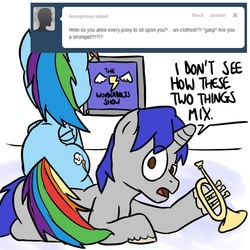 Size: 500x500 | Tagged: safe, rainbow dash, oc, g4, ask, tumblr