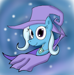 Size: 1649x1673 | Tagged: safe, artist:tixolseyerk, trixie, g4, smiling