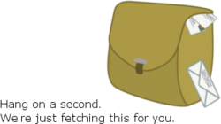 Size: 331x186 | Tagged: safe, derpibooru, letter, mail, mailbag, meta, simple background, spoiler tag, spoilered image joke, transparent background