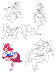 Size: 1079x1432 | Tagged: safe, artist:ross irving, pinkie pie, human, g4, gala dress, humanized, sketch