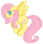 Size: 701x709 | Tagged: safe, artist:luga12345, fluttershy, pegasus, pony, g4, female, mare, simple background, solo, transparent background