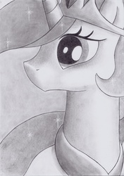 Size: 2460x3504 | Tagged: safe, artist:opolopolous, princess celestia, pony, g4, female, sketch, solo