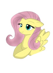 Size: 1700x2338 | Tagged: safe, artist:allegra-chan, fluttershy, pony, g4, female, solo