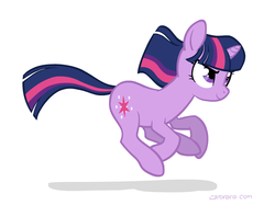 Size: 785x586 | Tagged: safe, artist:naroclie, twilight sparkle, pony, g4, female, galloping, running, solo