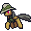 Size: 64x64 | Tagged: safe, artist:pix3m, daring do, pegasus, pony, g4, animated, female, game, my little game jam, pixel art, simple background, sprite, transparent background, trotting