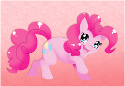 Size: 818x567 | Tagged: safe, artist:vanillacrepe, pinkie pie, earth pony, pony, g4, female, solo