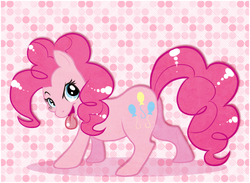 Size: 818x600 | Tagged: safe, artist:vanillacrepe, pinkie pie, earth pony, pony, g4, female, solo