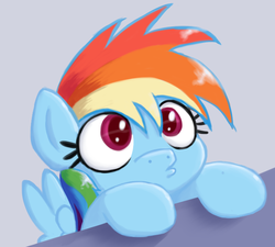 Size: 650x585 | Tagged: safe, artist:miketheuser, rainbow dash, pony, g4, cute, female, filly, filly rainbow dash, ooh, solo