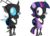 Size: 1024x744 | Tagged: safe, artist:zimvader42, twilight sparkle, changeling, g4, changelingified, crossover, disguise, disguised changeling, invader zim, parody, simple background, species swap, tape, transparent background