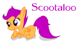 Size: 790x428 | Tagged: safe, artist:sfz95, scootaloo, g4, cute, cutealoo