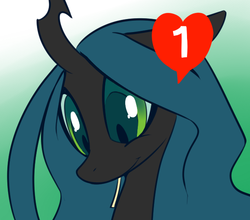 Size: 615x542 | Tagged: safe, artist:ask-pacified-chrysalis, queen chrysalis, changeling, changeling queen, g4, ask, female, lollipop, tumblr