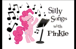 Size: 551x358 | Tagged: source needed, safe, artist:kuren247, pinkie pie, g4, crossover, silly songs, silly songs with pinkie, veggietales