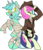 Size: 994x1168 | Tagged: safe, artist:ghost, bon bon, lyra heartstrings, sweetie drops, earth pony, pony, unicorn, g4, bipedal, clothes, costume, female, hat, indiana jones, lesbian, mare, mummy, ship:lyrabon, shipping, simple background, transparent background, whip