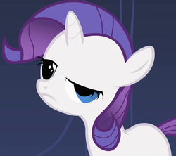 Size: 802x711 | Tagged: safe, screencap, rarity, pony, g4, cropped, derp, filly, solo, wat