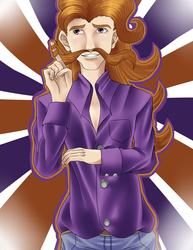 Size: 2550x3300 | Tagged: safe, artist:quila111, steven magnet, human, g4, fabulous, facial hair, high res, humanized, male, moustache, skinny, thin