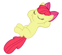 Size: 4980x4452 | Tagged: safe, artist:kuren247, apple bloom, g4, absurd resolution, relaxing, simple background, transparent background, vector