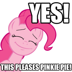 Size: 512x512 | Tagged: safe, pinkie pie, g4, caption, image macro, reaction image