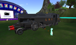 Size: 1680x1000 | Tagged: safe, lyra heartstrings, g4, british, lms fairburn, locomotive, second life, steam locomotive, train