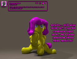 Size: 1067x822 | Tagged: safe, fluttershy, g4, ask-toyshy, toyshy